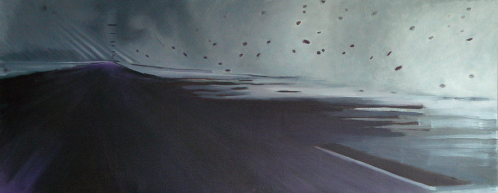 2012 zonder titel 200x80cm acryl- en olieverf op linnen ©july leesberg